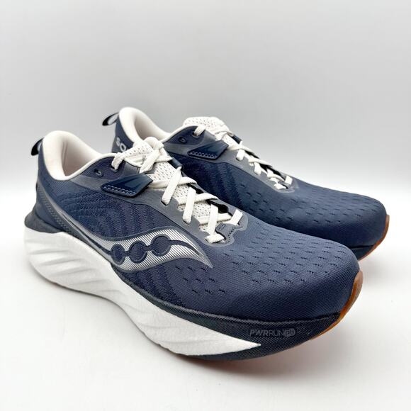 Saucony Mens Triumph 22 Running Sneakers US 10 M EU 44 Blue White Athletic NIB - Picture 5 of 12